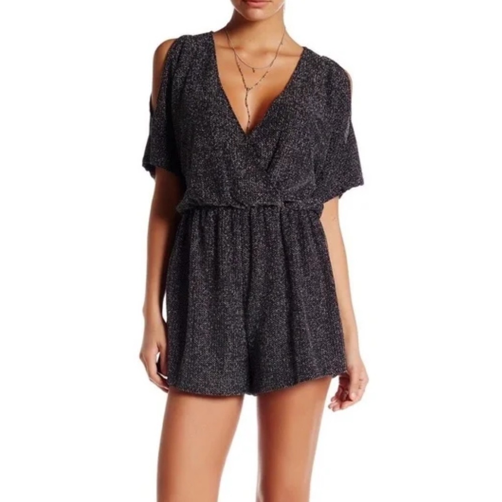 ASTR SILVER ROMPER